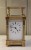 Ornate Edwardian Brass Timepiece Carriage Clock