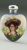 1905 PORCELAIN SCENT PERFUME BOTTLE WITH PORTRAIT MOTIF