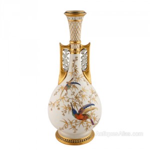 Royal Worcester Porcelain Vase