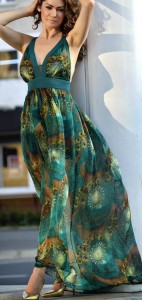 Rochie Green Peacock