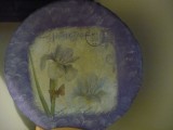 Farfurie decoartivă cu iris