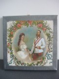 Tablou cu Împărăteasa Elisabeta si Împăratul Frantz Joseph al Austriei