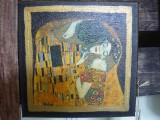 Tablou reproducere dupa Klimt: Sărutul