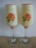 Set pahare de șampanie Roses