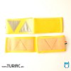Wide pants straps * YELLOW * one pair