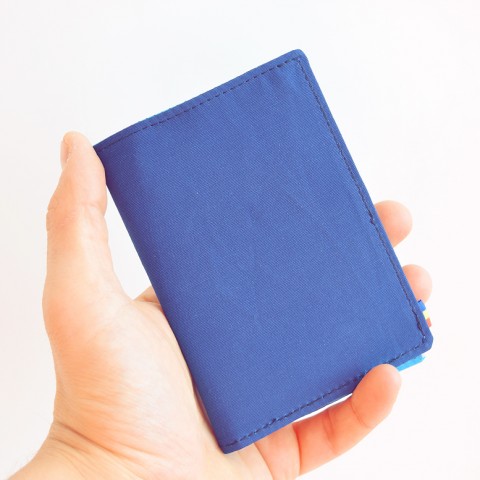 Portofel TALL·ON din textil albastru mat